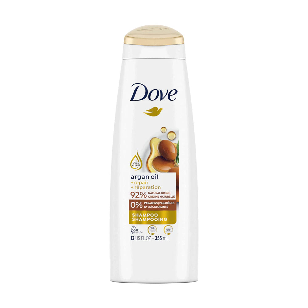 DOVE ARGAN OIL SHAMPOO 355ML