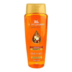 BODY LUXURIES ARGAN SHAMPOO ALL HAIR TYPES 400ML