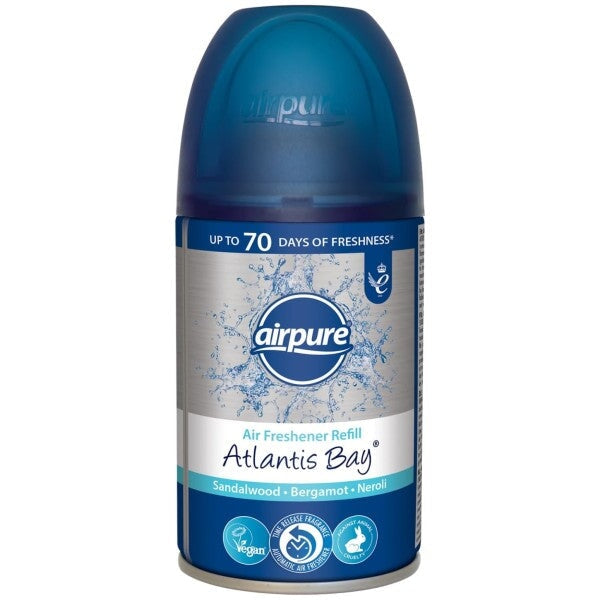 AIRPURE ATLANTIS BAY AIR FRESHNER REFILL 250ML