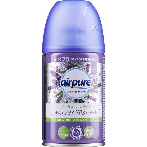 AIRPURE LAVENDER MOMENT AIR FRESHNER REFILL 250ML