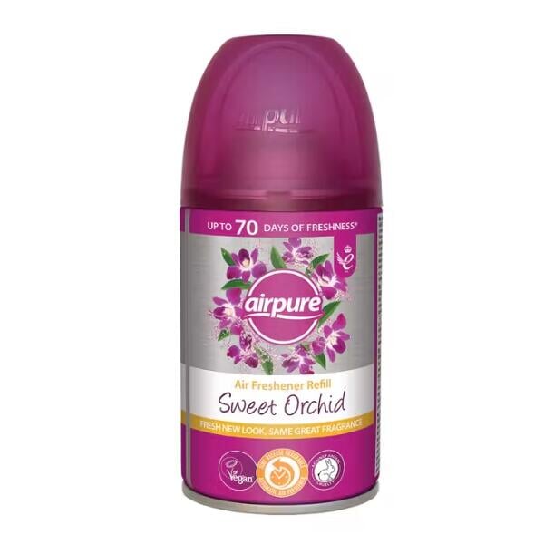 AIRPURE SWEET ORCHID AIR FRESHNER REFILL 250ML
