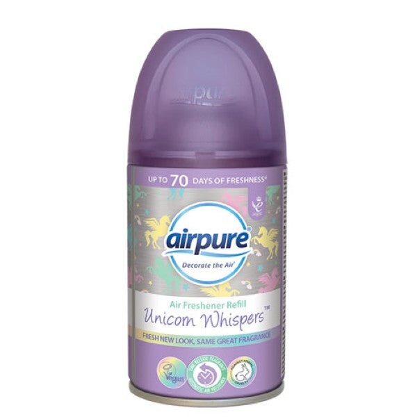 AIRPURE UNICORN WHISPERS AIR FRESHNER REFILL 250ML