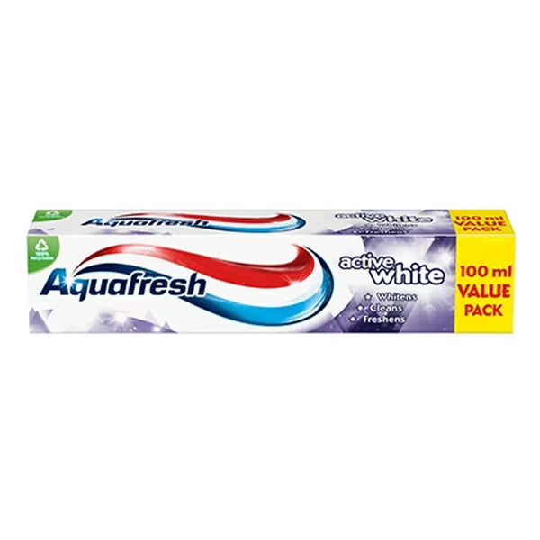 AQUAFRESH ACTIVE WHITE TOOTH PASTE 100ML