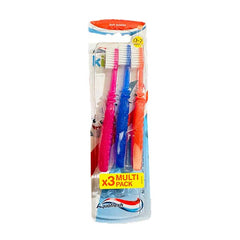AQUAFRESH KIDS SOFT TOOTH BRUSH 3PCS