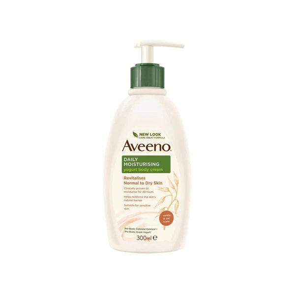 AVEENO DAILY MOISTURISING VANILLA&OAT SCENT CREAM 300ML