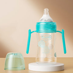 Algo Glass Silicone Feeding Bottle 240ml 9152