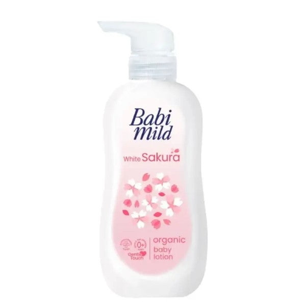 BABI MILD WHITE SAKURA BABY LOTION 350ML