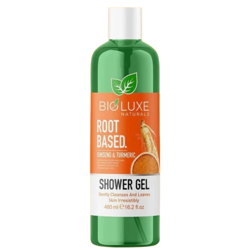 BIOLUXE ROOT BASED GINSENG&TURMERIC SHOWER GRL 480ML