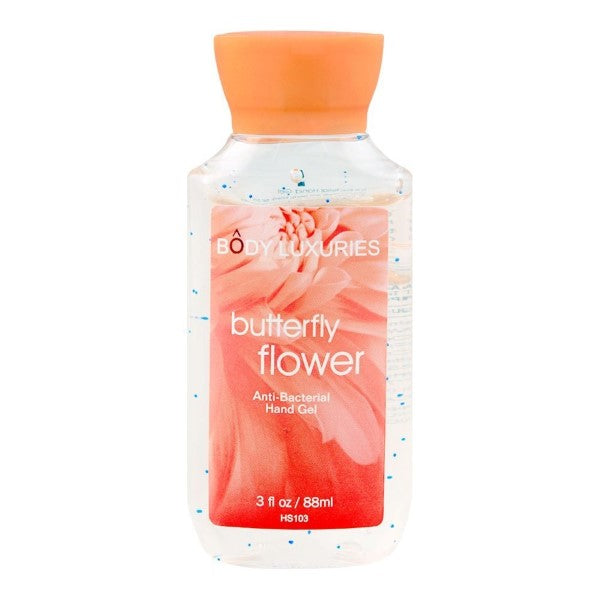 BODY LUXURIES BUTTERFLY FLOWER HAND GEL 88ML