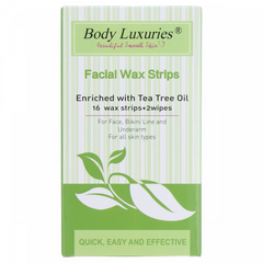 BODY LUXURIES TEA TREE BODY WAX 16STRIPS