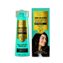 CO NATURAL HAIR COLORING SHAMPOO SOFT BLACK 200ML