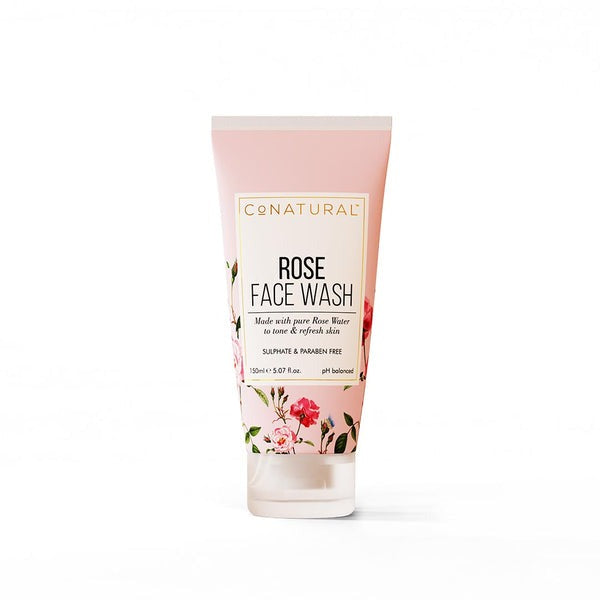 CO NATURAL ROSE FACE WASH 150ML