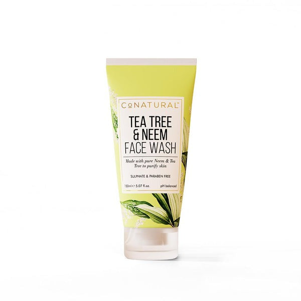CO NATURAL TEA TREE & NEEM FACE WASH 150ML