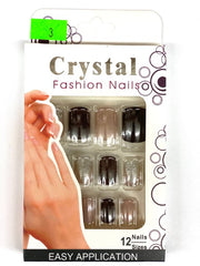 CRYSTAL FASHION NAILS 12PCS 310