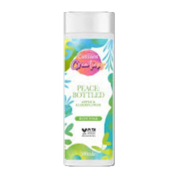 CUSSONS PEACE BOTTLED APPLE & ELDERFLOWER BATH SOAK 500ML