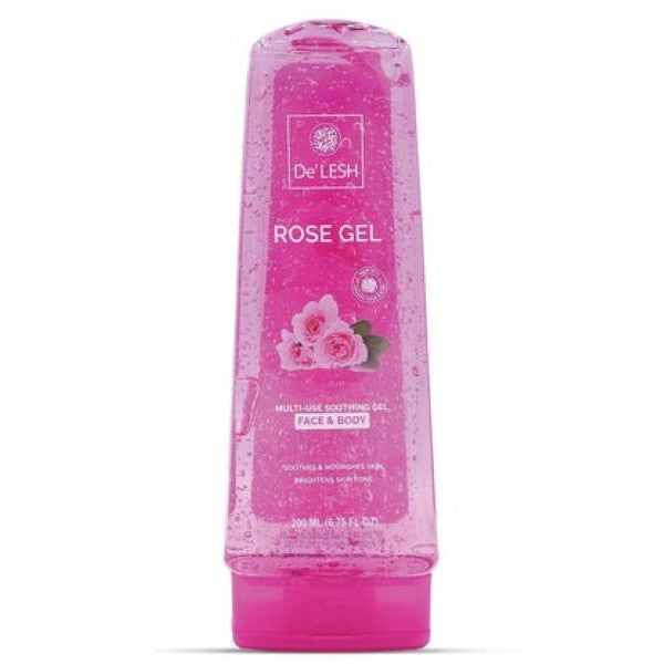 DELESH FACE WASH ROSE GEL 200ML