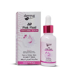 DERMA CLEAN 3D PINK FLUID WHITENING SERUM 30ML