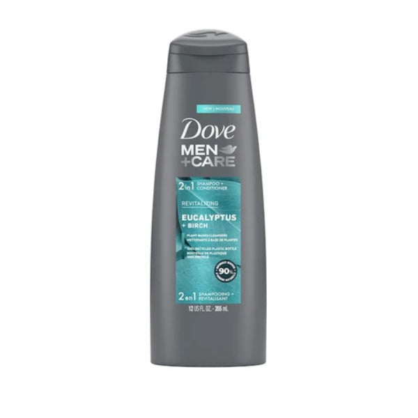 DOVE MEN CARE EUCALYPTUS+ BIRCH 2IN1 SHAMPOO 355ML