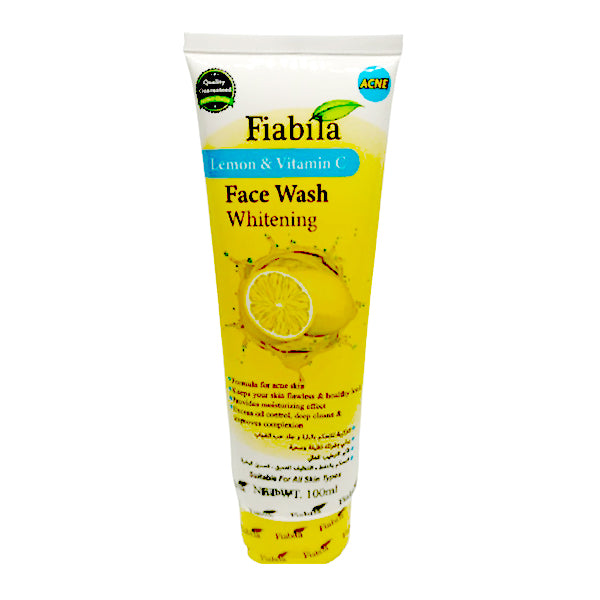 FIABILA LEMON&VITAMIN C WHITENING FACE WASH 100ML