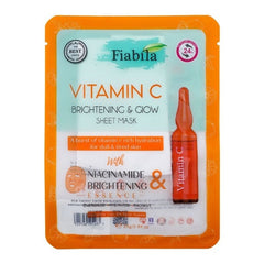 FIABILA VITAMIN C BRIGHTENING&GLOW SHEET MASK 25G