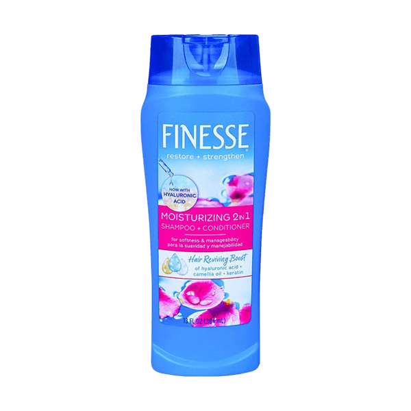FINESSE MOISUTRIZING 2IN1 SHAMPO+CONDITIONER 384ML