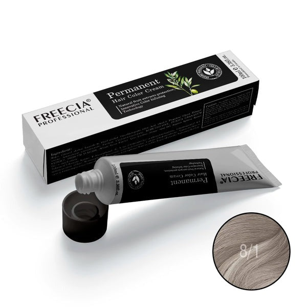 FREECIA PERMANENT HAIR COLOR 100ML 8.1