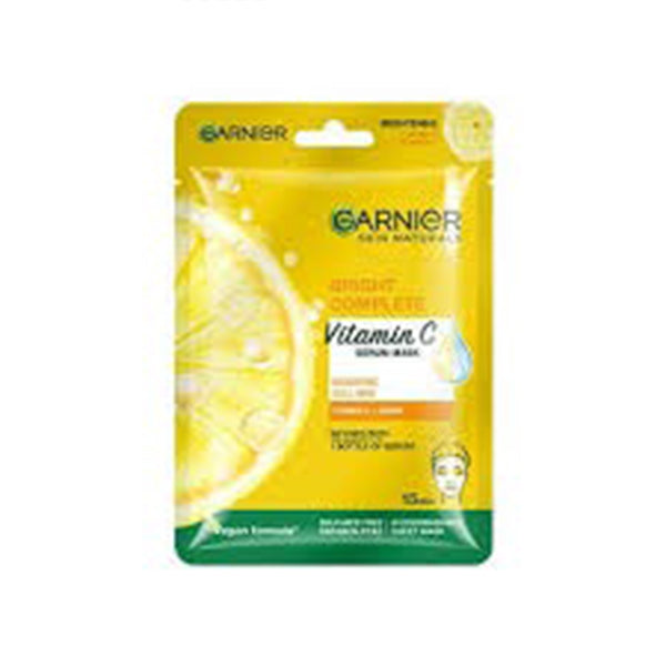 GARNIER BRIGHT COMPLETE VITAMIN C SERUM MASK 28G