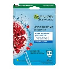 GARNIER HYDRATING&REPLUMPING SHEET MASK 28G