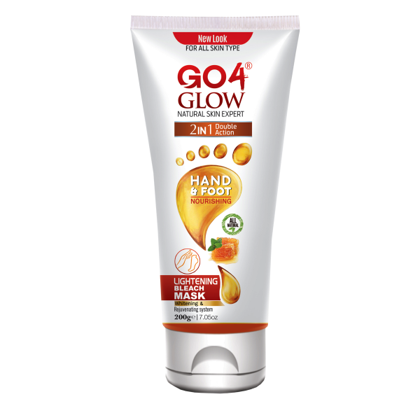 GO4 GLOW HD GLOW HAND & FOOT BLEACH MASK 200G