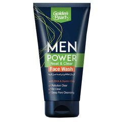 GOLDEN PEARL MEN POWDER NEAT&CLEAN FACEWASH 150ML