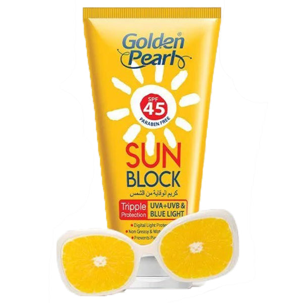 GOLDEN PEARL SUN BLOCK SPF 45 120ML
