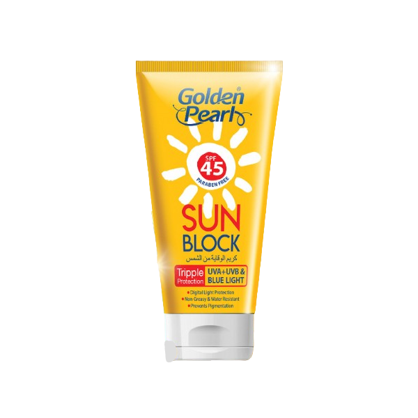 GOLDEN PEARL SUN BLOCK SPF 45 60ML