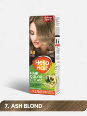 HELLO HAIR COLOR ASH BLOND #7 50GM