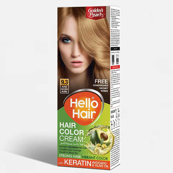 HELLO HAIR COLOR ULTRA GOLDEN BLOND #9.3 50GM