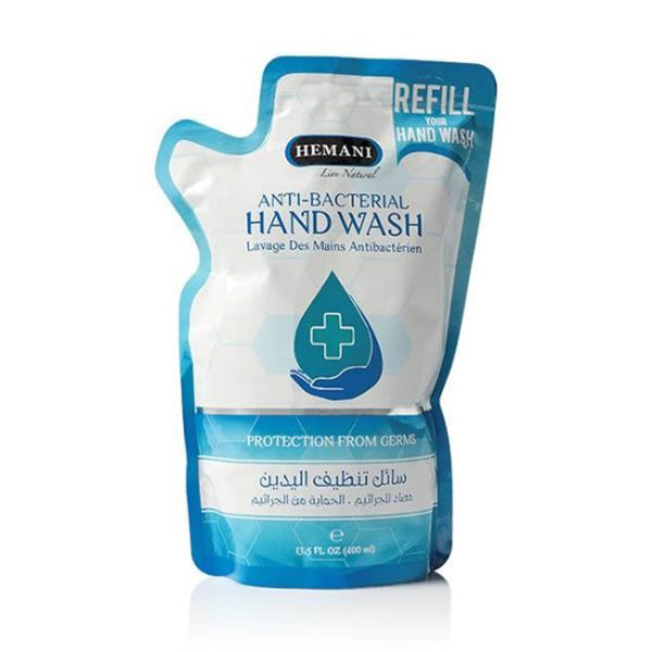 HEMANI ANTI BACTERIAL HANDWASH REFILL POUCH 400ML