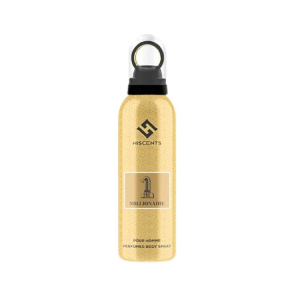 HISCENTS 1 MILLIONAIRE BODY SPRAY 200ML