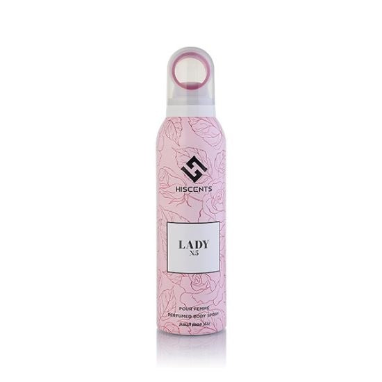 HISCENTS LADY N5 BODY SPRAY 200ML