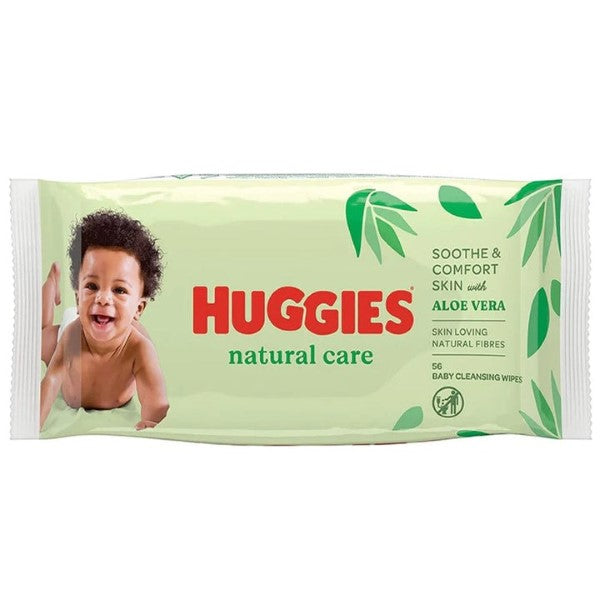 HUGGIES NATURAL CARE WIPES 56PCS