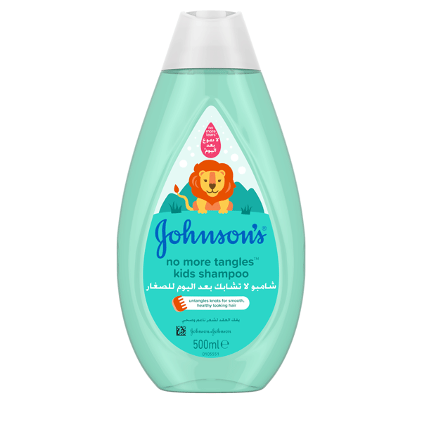 JOHNSONS NO MORE TANGLES KIDS SHAMPOO 500ML