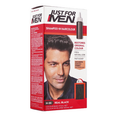 JUST FOR MEN SHAMPOO-IN HAIRCOLOUR REAL BLACK H-55