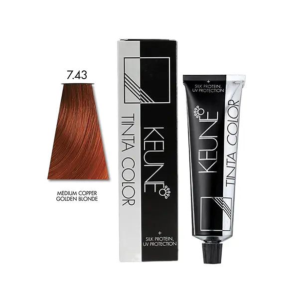 KEUNE TINTA COLOR  SILK PROTIEN 7.43