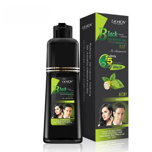 LICHEN BLACK HAIR SHAMPOO COLOR 20ML