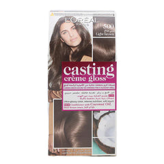 LOREAL CASTING CREME GLOSS LIGHT BROWN #500