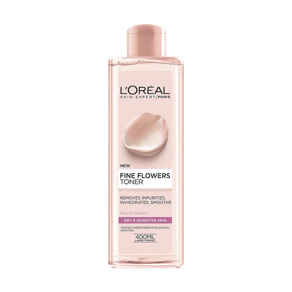 LOREAL FINE FLOWER CLEANSING TONER 400ML