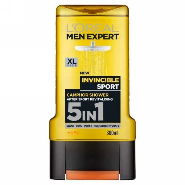 LOREAL INVINCIBLE SPORT 5IN1 WASH 300ML