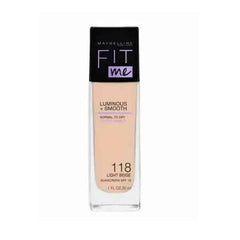 MAYBELLINE FIT ME LUMINOUS+SMOOTH FOUNDATION 118