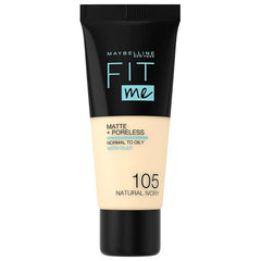 MAYBELLINE FIT ME MATTE FOUNDATION FAIR IVORY 105