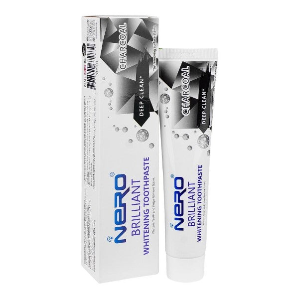 NERO BRILLIANT WHITENING CHARCOAL TOOTHPASTE 75ML NTP-001