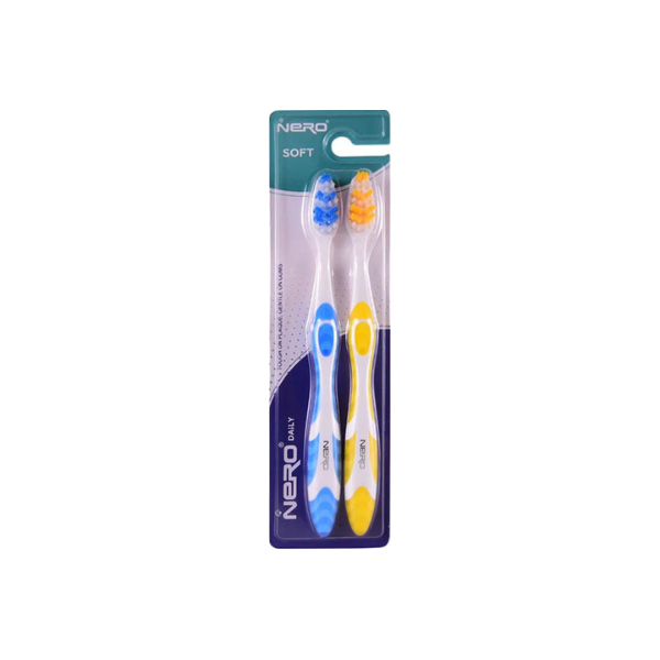 NERO SOFT TOUGH ON PLAQUE TOOTH BRUSH K-407