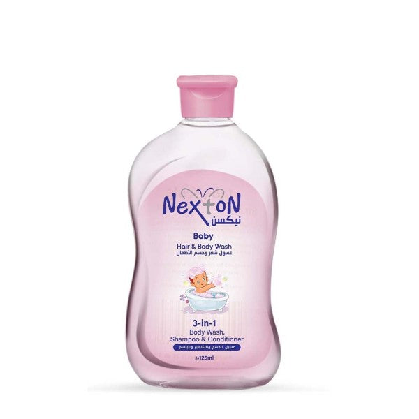 NEXTON BABY HAIR & BODY WASH 3IN1 125ML